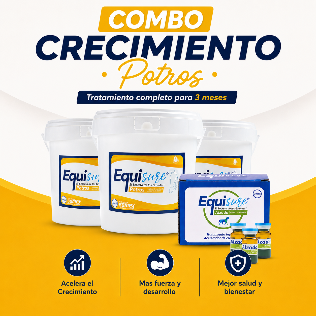 Combo Crecimiento Potros